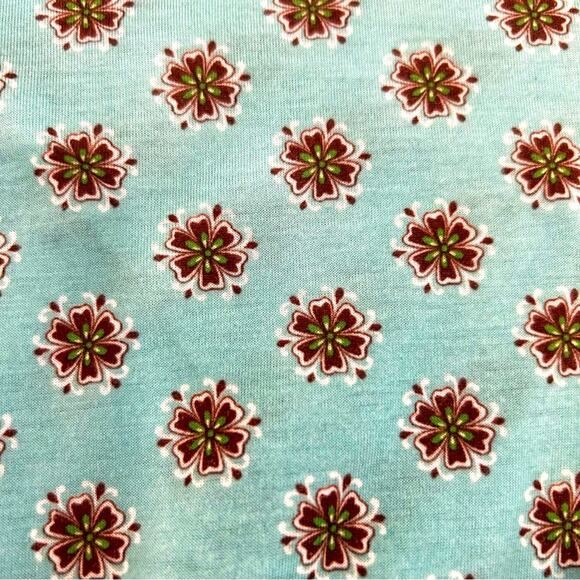 Weavers Multicolor Floral Mixed Print Boho Top, Size Medium - Picture 4 of 8